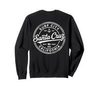 Vintage Santa Cruz Surf City California West Coast. Retro Sweatshirt