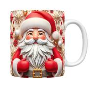 Vintage Santa Mug - 350ml Santa Claus Christmas Coffee Mug | Christmas Mugs Coffee Mug, Santa Claus Coffee Mug Christmas Mugs, Ceramic Mug For Coffee, Tea, Chocolate Ca