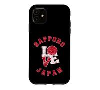 Vintage Sapporo Japan Love, Japanese Flag Case for iPhone 11