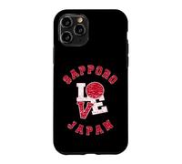 Vintage Sapporo Japan Love, Japanese Flag Case for iPhone 11 Pro