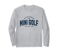 Vintage Sarcastc Mini Golf Champion Long Sleeve T-Shirt