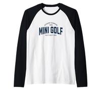 Vintage Sarcastc Mini Golf Champion Raglan Baseball Tee