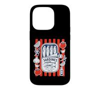 Vintage Sardine Tinned Fish Retro Coastal Sardine Case for iPhone 14 Pro