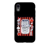 Vintage Sardine Tinned Fish Retro Coastal Sardine Case for iPhone XR