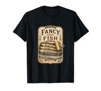 Vintage Sardines Olive Oil Retro Mediterranean Seafood Value Graphic T-Shirt