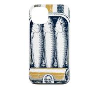 Vintage Sardines Retro Sardine Tin Coastal Seafood Lover Case for iPhone 13