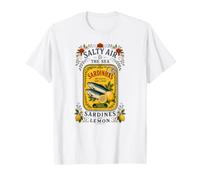 Vintage Sardines Tin Lemon Graphic T-Shirt