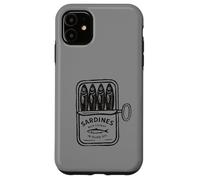 Vintage Sardines Tin Retro Canned Fish & Gourmet Motif Case for iPhone 11