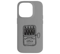Vintage Sardines Tin Retro Canned Fish & Gourmet Motif Case for iPhone 14 Pro