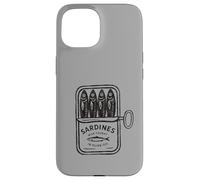 Vintage Sardines Tin Retro Canned Fish & Gourmet Motif Case for iPhone 15