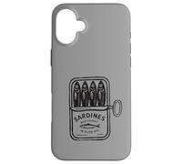 Vintage Sardines Tin Retro Canned Fish & Gourmet Motif Case for iPhone 16 Plus