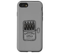 Vintage Sardines Tin Retro Canned Fish & Gourmet Motif Case for iPhone SE (2020) / 7/8