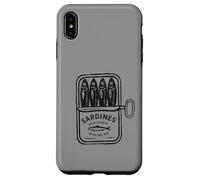 Vintage Sardines Tin Retro Canned Fish & Gourmet Motif Case for iPhone XS Max