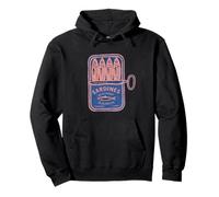 Vintage Sardines Tin Retro Canned Fish & Gourmet Motif Pullover Hoodie