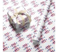 Vintage Sardines Wrapping Paper Roll - Wide 59.4cm x 3.6m Nautical Fish Gift Wrap for Summer Birthday, Fathers Day, Men, Dad and Food Lovers