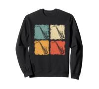 Vintage Saxophone Saxophonist Player Jazz Music Lover Sweatshirt
