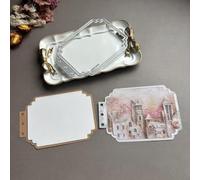 Vintage Scallop Lace Cutting Die, Retro Floral & Themed Paper Craft Dies for Scrapbooking, Card Making, DIY Journaling, Precision Cutting for Handicraft Enthusiasts (Cape Cod)