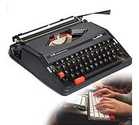 Vintage-Schreibmaschine für einen nostalgischen Flow, tragbare manuelle Schreibmaschine für entfernte Schreiborte, schlanke und langlebige Type Writer Classic Word Pro