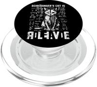 Vintage Schrödinger's Cat Dead And Alive Science Teacher PopSockets PopGrip for MagSafe