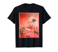 Vintage Sci Fi Aliens Attack of Worlds Space Radio Show T-Shirt