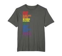 Vintage Science Is Real Black Lives Matter LGBT Pride BLM T-Shirt
