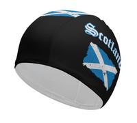 Vintage Scotland Flag Unisex Swim Cap Waterproof Swimming Hat For Long And Short Hair Bathing Cap For Men Women