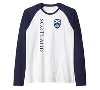 Vintage Scotland Thistle Badge Raglan Baseball Tee