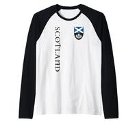 Vintage Scotland Thistle Badge Raglan Baseball Tee