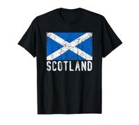 Vintage Scotland UK Scottish Flag Pride Men Women Kids Value Graphic T-Shirt