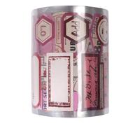 Vintage Scrapbook Label Stickers Retro Frame Paper Stickers Reusable Decorative Scrapbooking Stickers for DIY Arts Crafts Cards Album Planner Journal Notebook