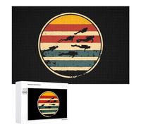 Vintage Scuba Diving Dive Diver Jigsaw Puzzles for Adult Family Activities Games Home Decor Puzzle 1000 PCS