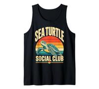 Vintage Sea Turtle Tank Top