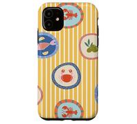 Vintage Seafood Summer East Coastal Fish Aesthetic Case for iPhone 11