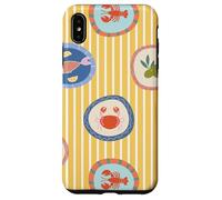 Vintage Seafood Summer East Coastal Fish Aesthetic Case for iPhone XS Max
