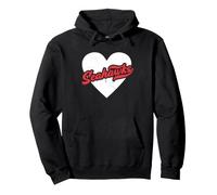 Vintage Seahawks High School Go Seahawks Pride Heart Pullover Hoodie
