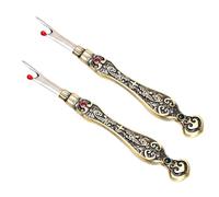 Vintage Seam Rippers, 2Pcs Metal Sewing Thread Rippers Retro Stitch Remover Tools for Hand Sewing, DIY Crafting, Cross Stitch