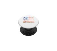 Vintage Seashells USA Flag Retro Seashell Summer PopSockets Adhesive PopGrip