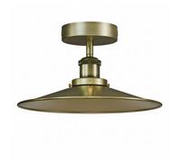 Amber Glass Lamp Shade - 21cm Cone Shape Ceiling Light Shade, Easy Fit Hanging Pendant Replacement Light for Living Room, Kitchen - Modern Vintage Style (Style 5)