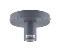 Vintage Semi Flush Mount Light Fitting Metal Easy Fit E27 Grey Ceiling Fitting Living Room Kid Room