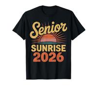 Vintage Senior Sunrise 2026 Graduation My Last First Day T-Shirt