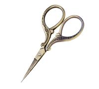 Vintage Sewing Embroidery Scissors Cross Stitch Cutting Tool Bronze