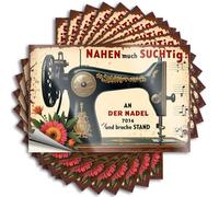 Vintage Sewing Machine: A Nostalgic Journey Through Time Metal Dorm Room Accessories - Saying Laptop Removable Vinyl Decal(12X18CM)
