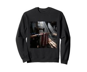Vintage Sewing Machine American Flag USA Patriotic Art Sweatshirt