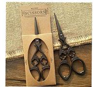 Vintage Sewing Scissors Stainless Steel Vacuum Titanium Cross Stitch Sewing Antique Stitch Sewing Embroidery Scissors