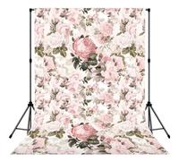 Vintage Shabby Chic Sepia Pink Roses, Photography Backdrop Photo Props 5x7FT Photo Background for Party Home Decoration