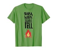 Vintage, Shaka, When, The, Walls, Fell, Vintage, Retro, T-Shirt, Men, Grass Green, Medium