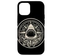 Vintage Shark Compass Rose Ocean Explorer Design Case for iPhone 12/12 Pro