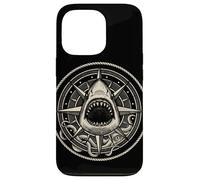 Vintage Shark Compass Rose Ocean Explorer Design Case for iPhone 13 Pro