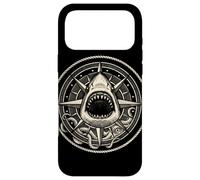 Vintage Shark Compass Rose Ocean Explorer Design Case for iPhone 17 Pro Max