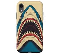 Vintage Shark Retro Artwork Design Case for iPhone XR